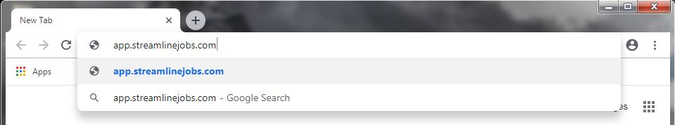 Browse To application