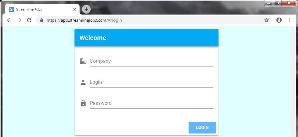 Login Page